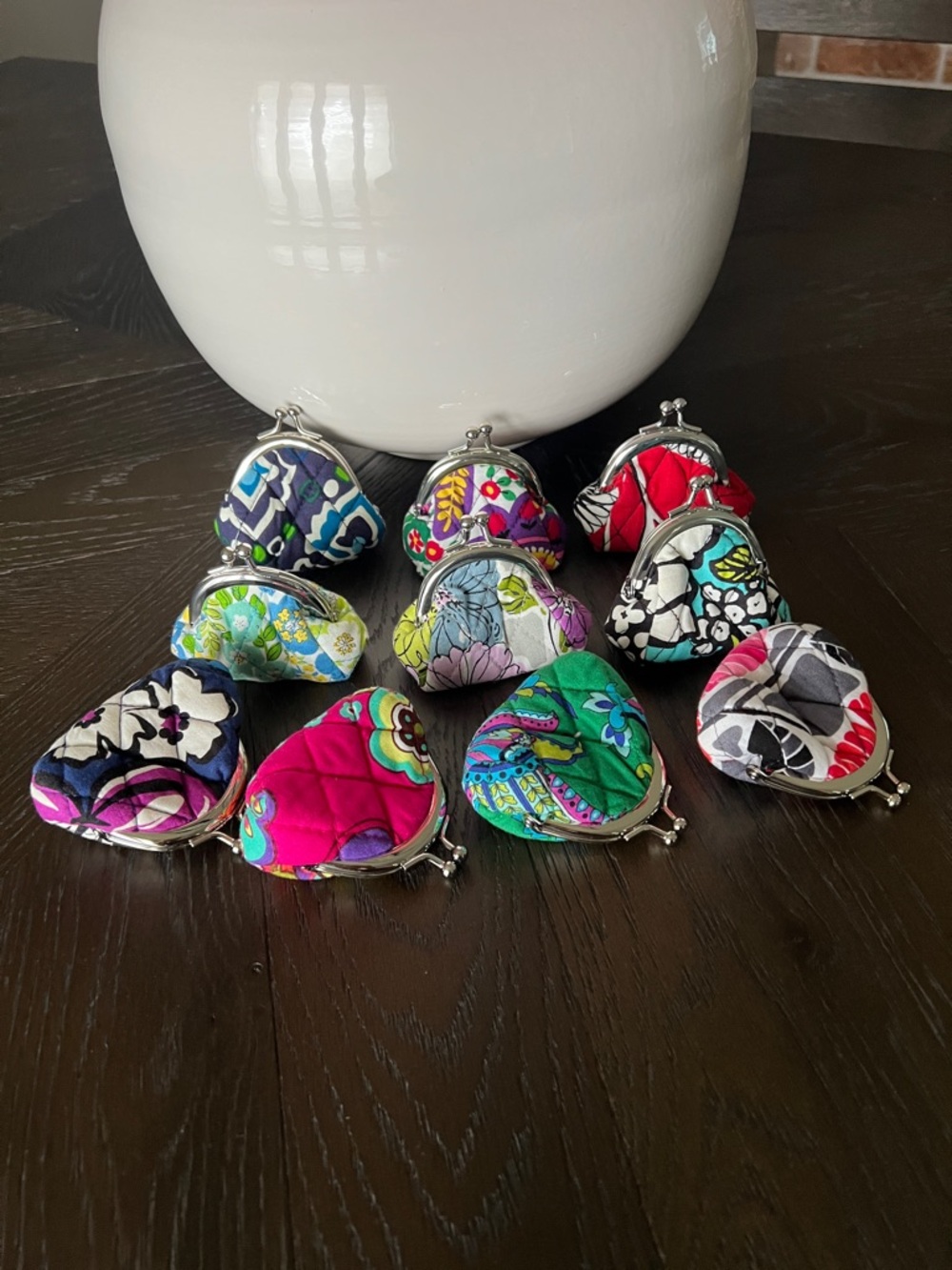 Bundle👛 Of 10pc Mini Vera Bradley Coinpurse.. - Picture 4 of 14